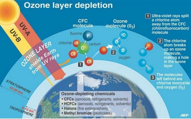 Ozone Layer Depletion – Causes, Effects and Solutions