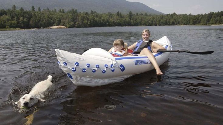 Sea Eagle 330 Inflatable Kayak with Deluxe Package Review
