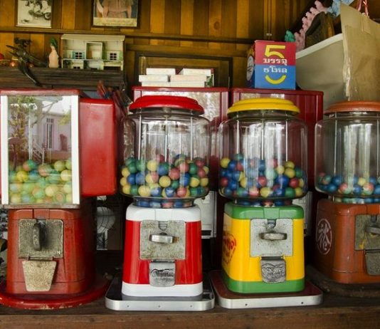commercial gumball machine