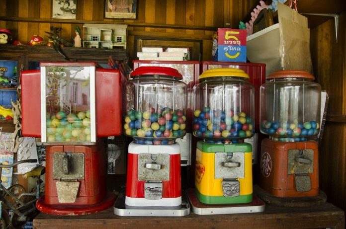 commercial gumball machine