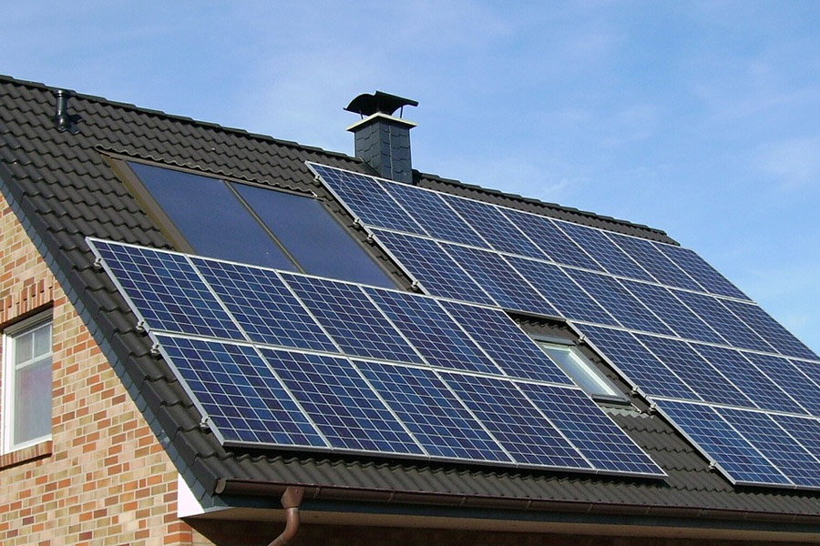 Solar Panels On The Roof